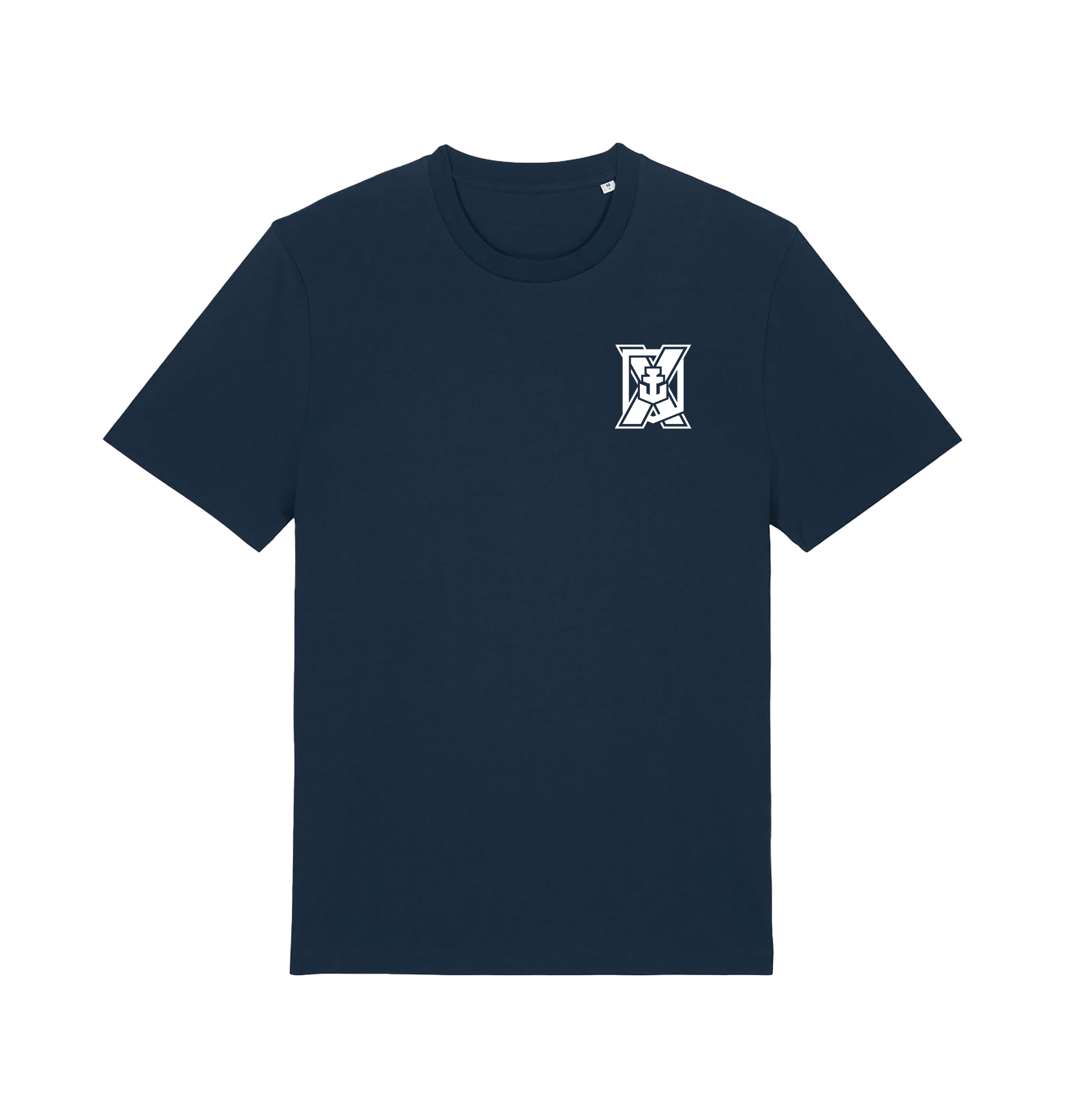 French Navy Printed T-shirt Front